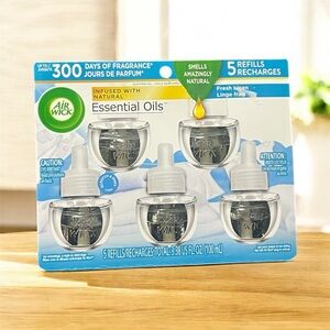 Air Wick Essential Oils Refills - Fresh Linen 5 refills